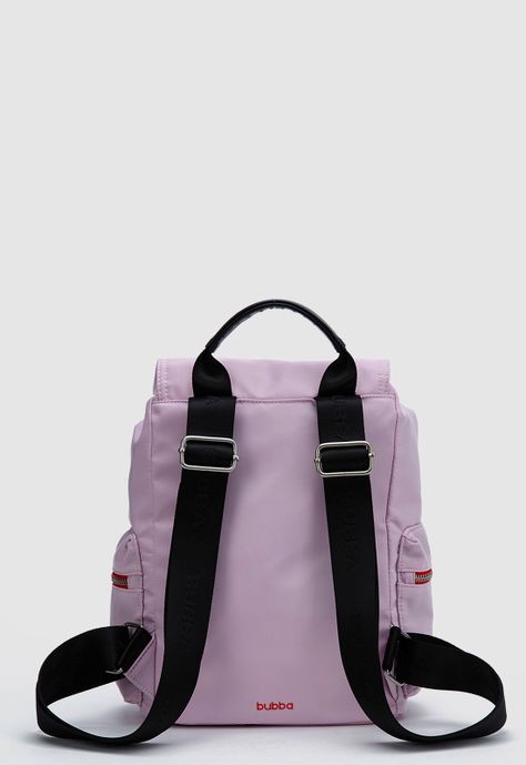 Mochila Charlotte Doble Check Lilac Bubba Essentials-2