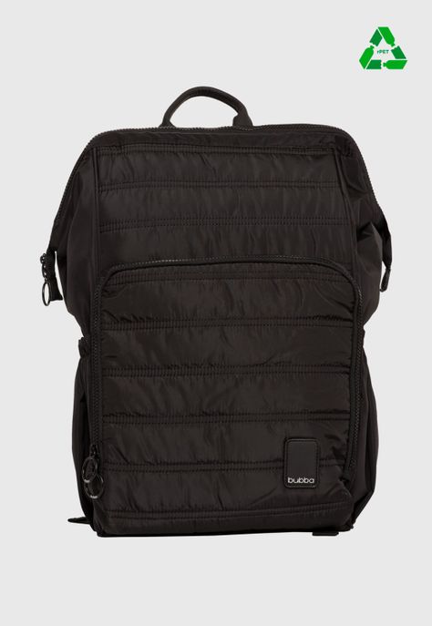 Mochila Mom Matte Black Velvet Regular Rpet Bubba Essentials-0
