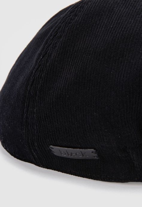 Boina Corduroy Black Black Bubba-3