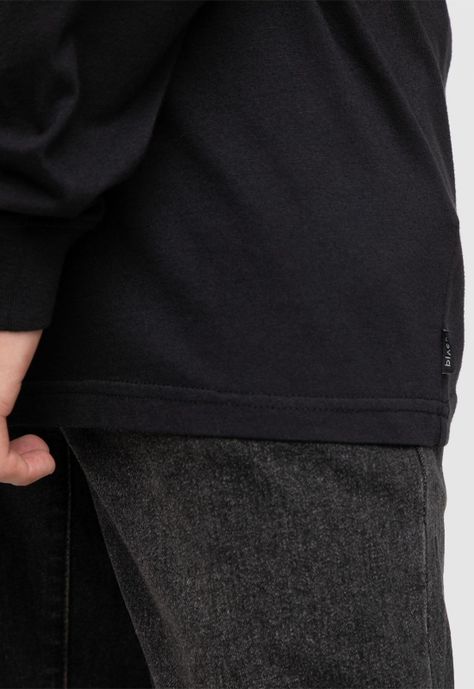 Long Shirt Black Velvet  Black Bubba-4