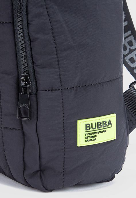 Backpack Puffer Black Bubba Essentials-3