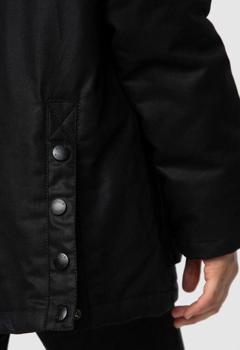 Women Ultra Waxed Jacket Black  Black Bubba-4