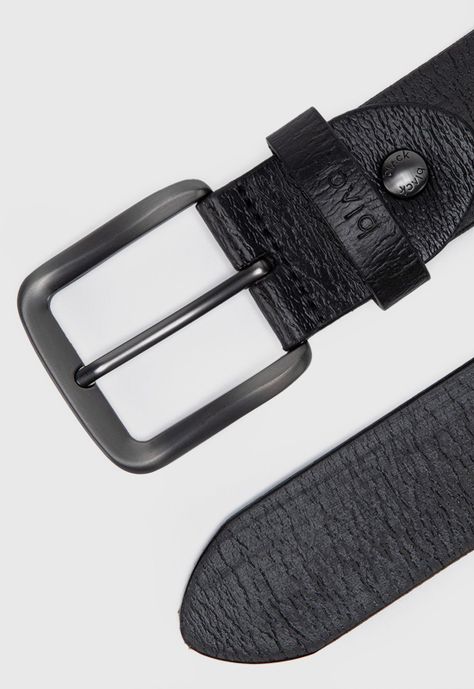 Cinturon Vintage Black 115 Black Bubba-1