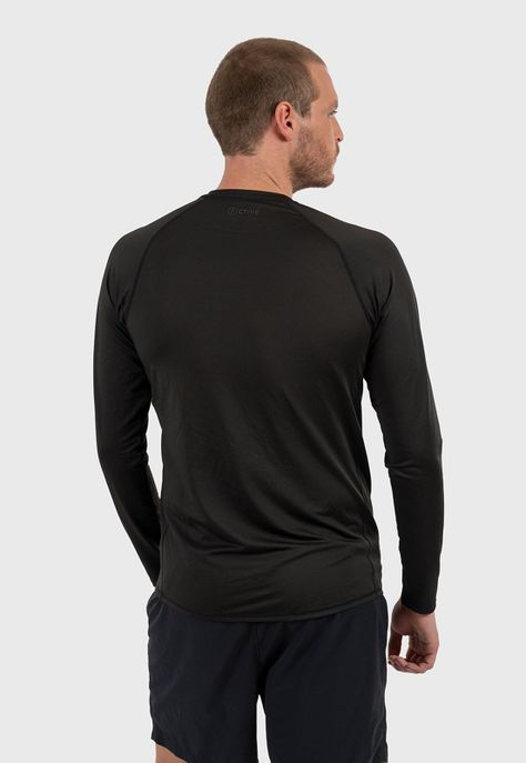Training Tee Black Black Bubba-1