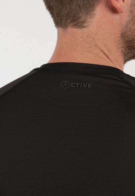 Training Tee Black Black Bubba-2