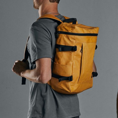 Mochila Soho Yellow Black Bubba-1