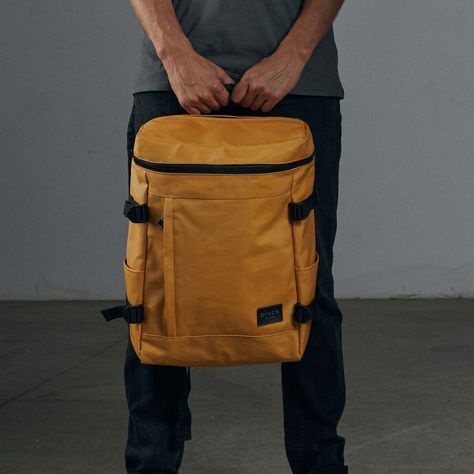 Mochila Soho Yellow Black Bubba-7