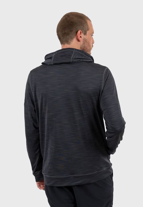 Hoodie Active Black Black Bubba-1