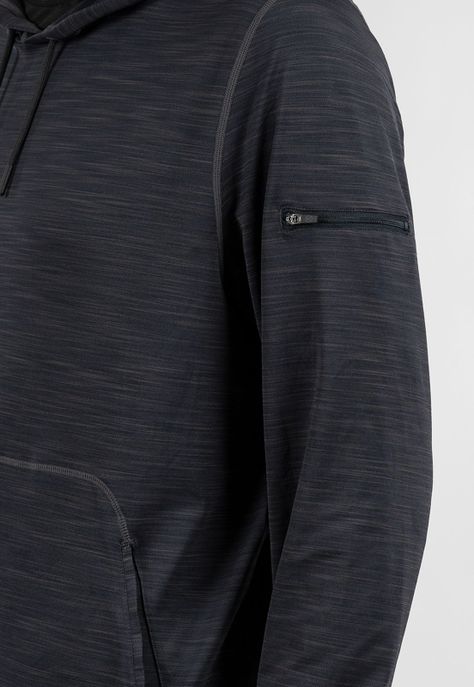 Hoodie Active Black Black Bubba-2