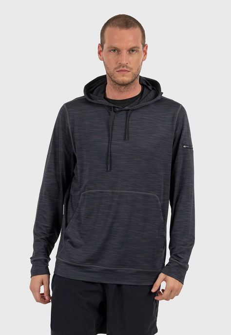 Hoodie Active Black Black Bubba-3