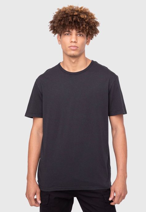 Organic Cotton  Tee  Solid Black  Black Bubba-0