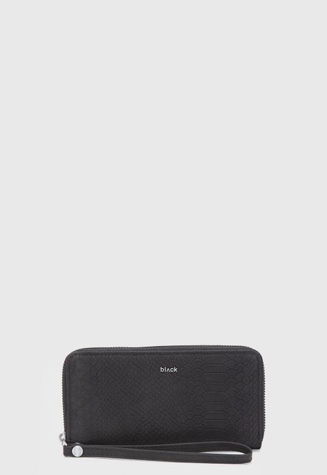 Billetera Snake Black Regular Black Bubba-1