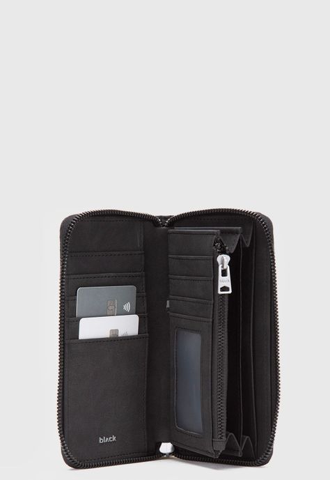 Billetera Snake Black Regular Black Bubba-3