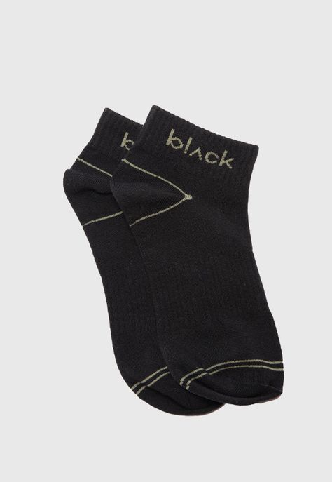 Short Socks Line Stretch Green Black Bubba-0