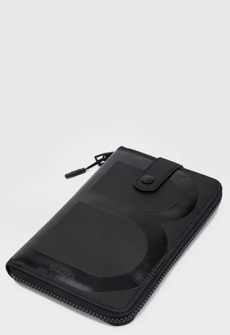 Flat Purse Travel Noir Bubba Essentials-2