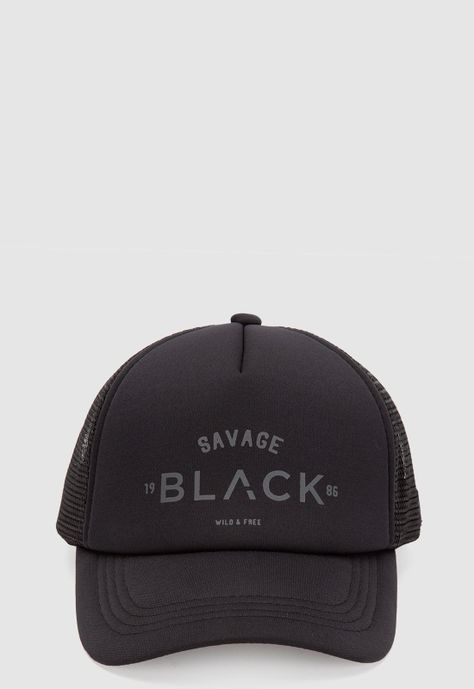Jockey Trucker Savage Black Black Bubba-0
