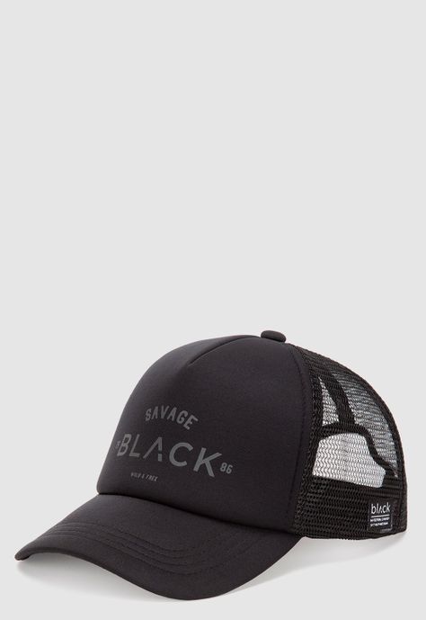 Jockey Trucker Savage Black Black Bubba-1