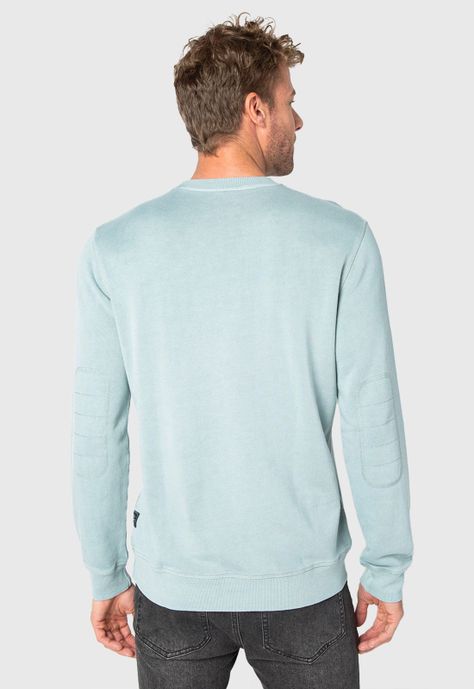 Classic Crewneck Light Green  Black Bubba-1