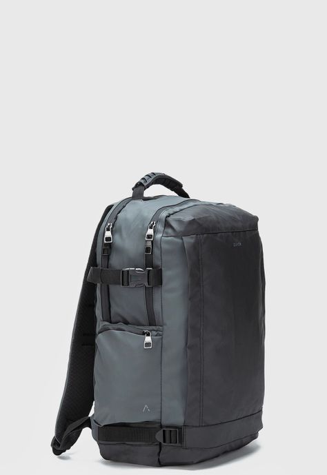 Mochila Cyrus Grey Black Bubba-1