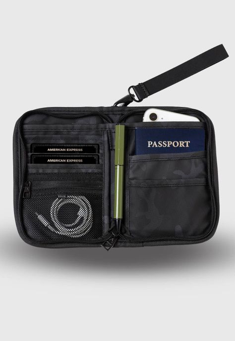 Passport Holder Black Bubba-2