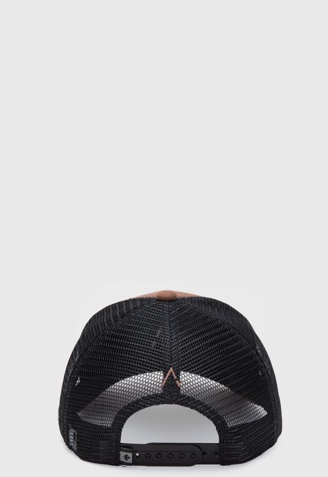 Jockey Trucker Icon Beige Black Bubba-2