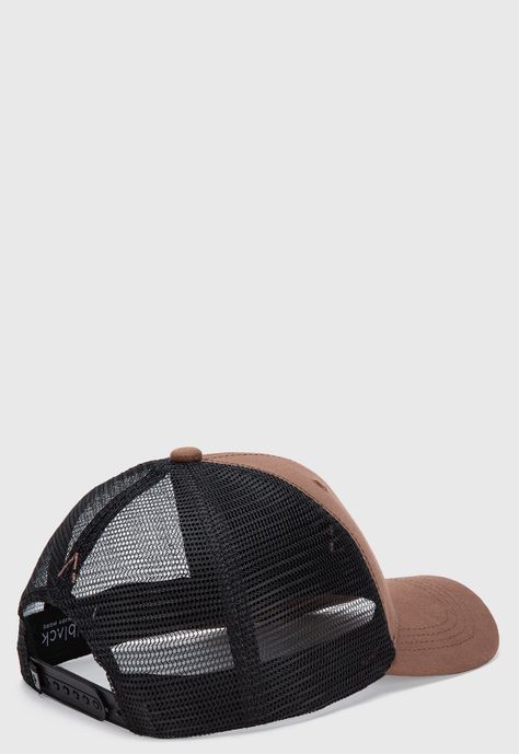 Jockey Trucker Icon Beige Black Bubba-3