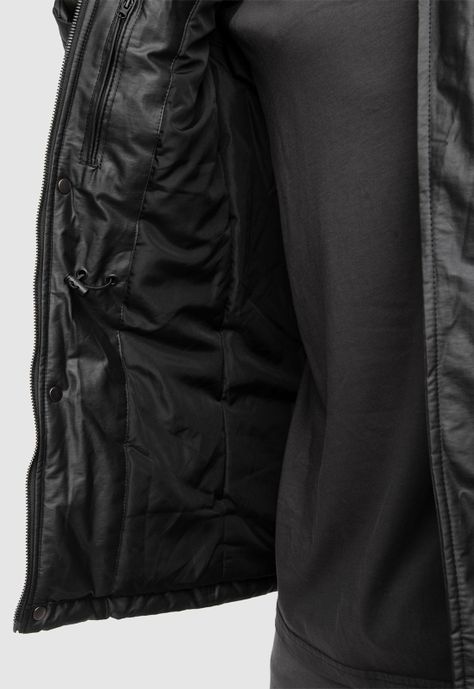 Waxed Jacket Black  Black Bubba-5