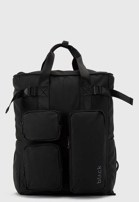 Mochila Thunder Pockets Black Black Bubba-0