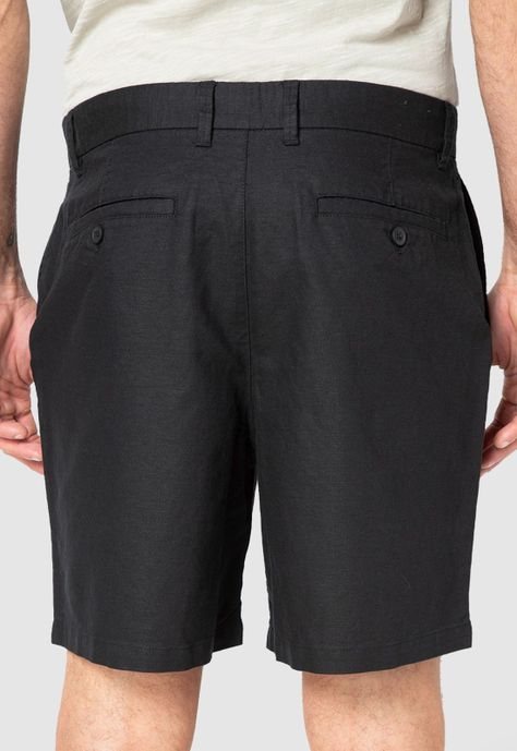 Short Lino Black Black Bubba-1