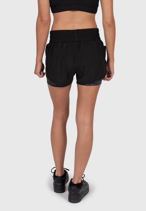 Women Short Active Black Bubba-2