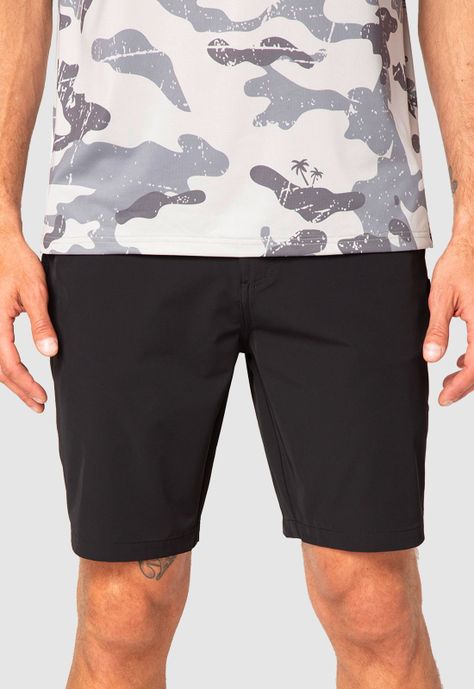 Walkshort Spandex Black Black Bubba-0