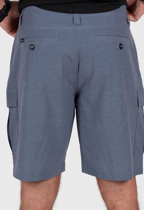 Hybrid Short Light Grey  Black Bubba-2