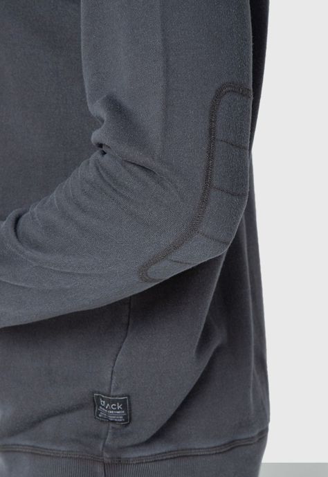 Classic Crewneck Dark Grey  Black Bubba-3