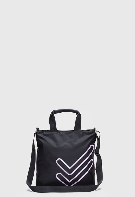 Tote Charlotte Doble Check Black Bubba Essentials-0