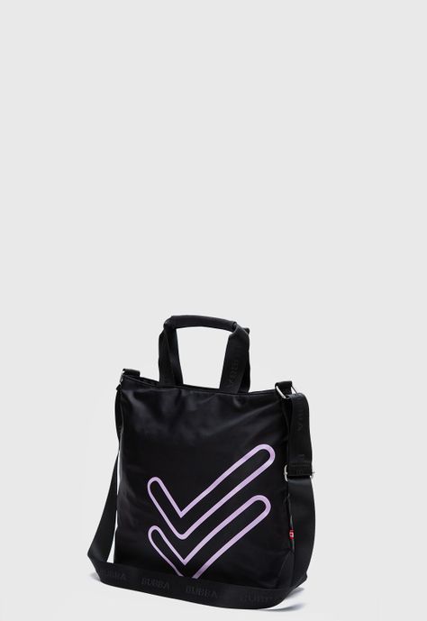 Tote Charlotte Doble Check Black Bubba Essentials-2