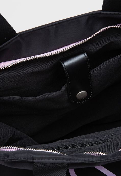 Tote Charlotte Doble Check Black Bubba Essentials-5