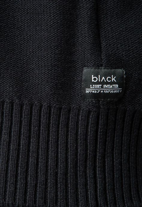 Light Sweater Black Black Bubba-3