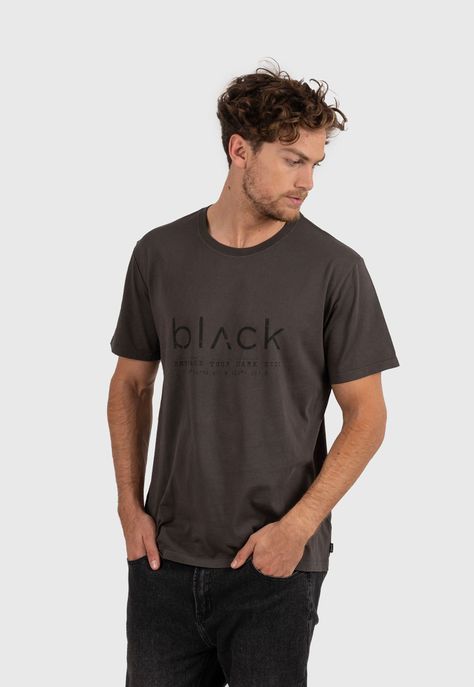 Tee Iconic Dark Side Grey Black Bubba-0