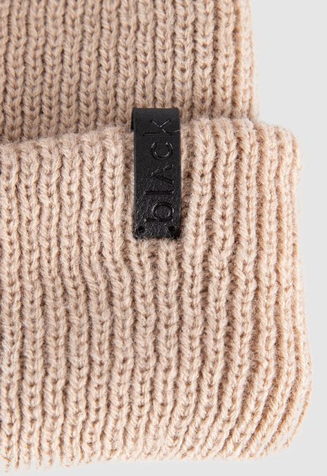 Beanie Beige Black Bubba-2
