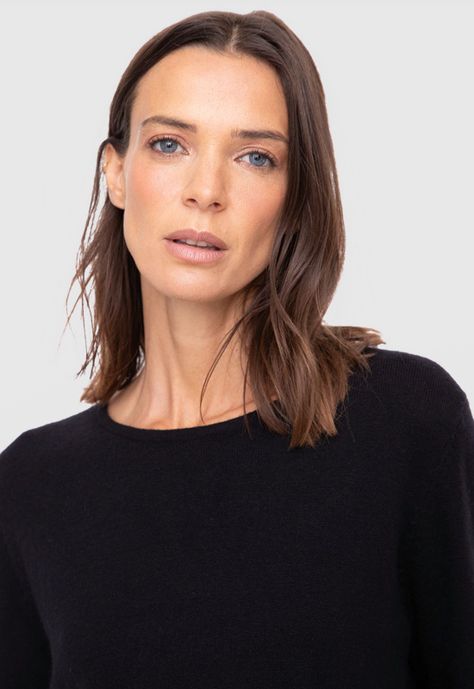 Women Sweater Solid Black  Black Bubba-2
