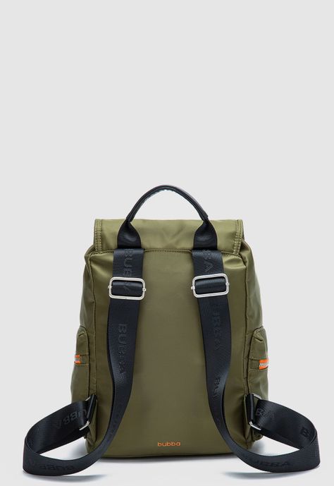 Mochila Charlotte Doble Check Green Bubba Essentials-2