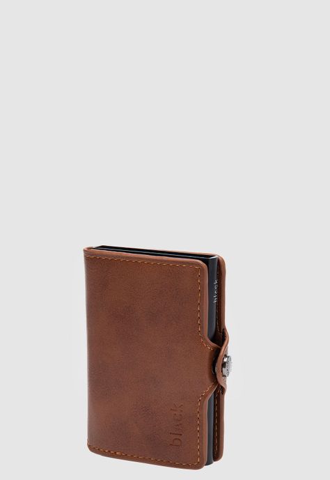 Billetera Smart Austin Camel Black Bubba-0