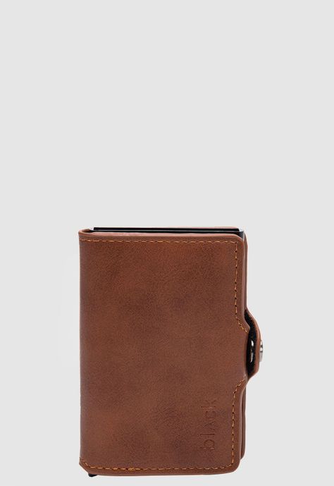 Billetera Smart Austin Camel Black Bubba-1