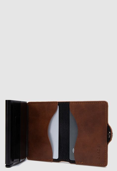 Billetera Smart Austin Camel Black Bubba-2