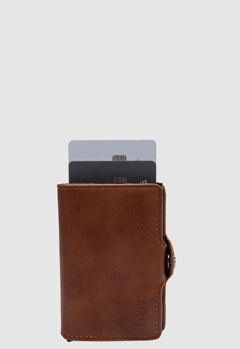 Billetera Smart Austin Camel Black Bubba-3