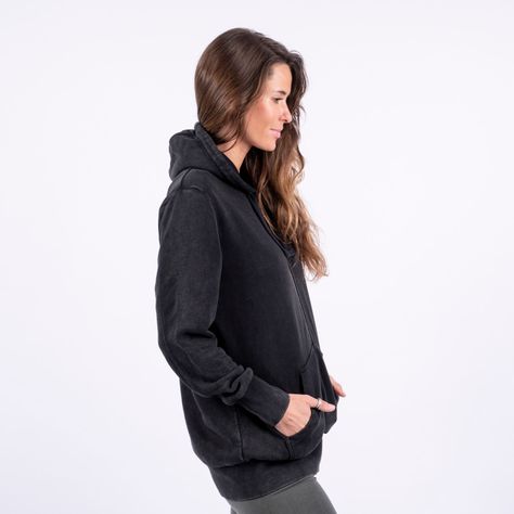 Women Zipper Hoodie Velvet Black Bubba-2