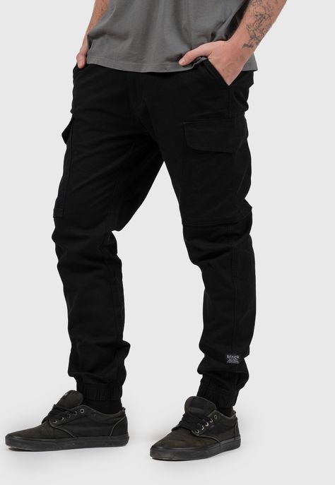 Cargo Pant Black Bubba-0
