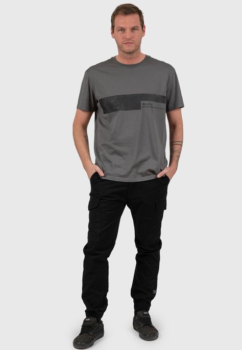 Cargo Pant Black Bubba-1