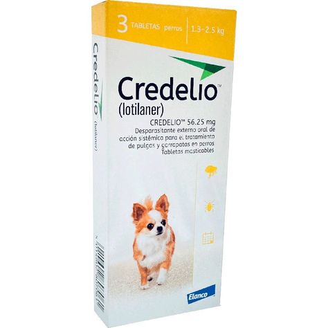 Credelio Perro 3 Comprimidos desde 1,3 a 2,5Kg-0