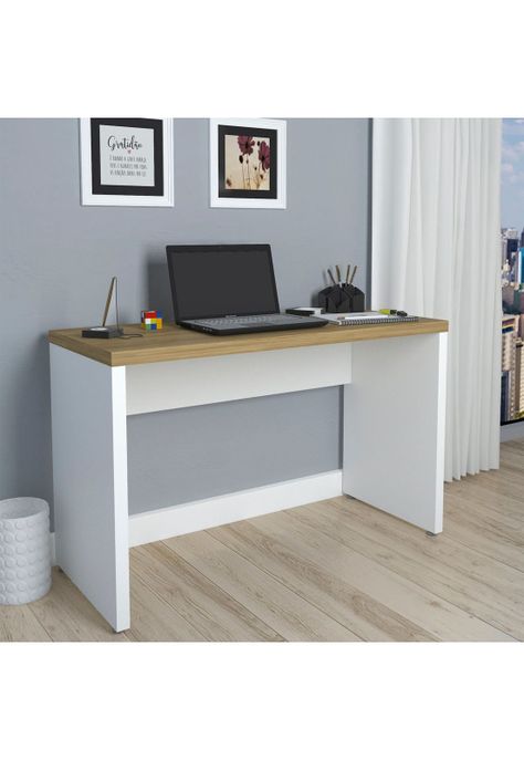 Escritorio Touch Blanco con Café-1